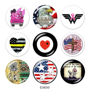 20MM  Love  Dreamcatcher  Car  Print   glass  snaps buttons