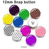 10pcs/lot Wave point glass picture printing products of various sizes  Fridge magnet cabochon