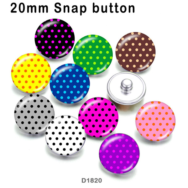 10pcs/lot Wave point glass picture printing products of various sizes  Fridge magnet cabochon