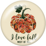 20MM   Thank you  Print   glass  snaps buttons