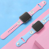 42/44MM Applicable to the full range of Apple iwatch straps available TPU solid color monochromatic silicone watch wristband iwatch strap fit 2 pcs 18mm chunks