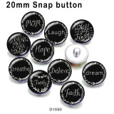 10pcs/lot faith glass picture printing products of various sizes  Fridge magnet cabochon