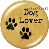 20MM  Family  MOM  Print   glass  snaps buttons