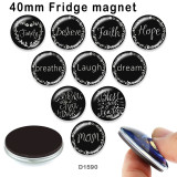 10pcs/lot faith glass picture printing products of various sizes  Fridge magnet cabochon