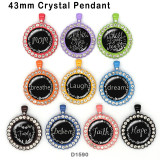 10pcs/lot faith glass picture printing products of various sizes  Fridge magnet cabochon