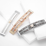 Multilayer braided bracelet European and American simple retro pearl piece magnetic clasp bracelet