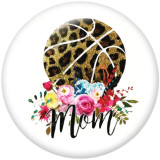 20MM  Love  Print   glass  snaps buttons