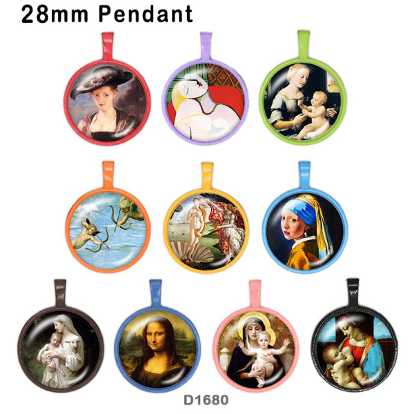 10pcs/lot mom glass picture printing products of various sizes  Fridge magnet cabochon
