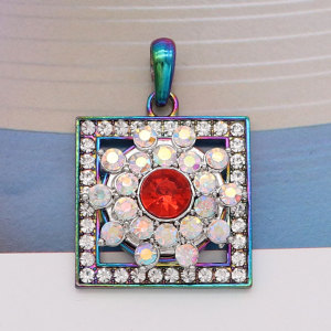 Colorful alloy Pendant fit 20MM snaps style jewelry