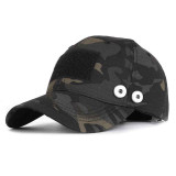 Camouflage army outdoor python pattern baseball cap summer sunscreen fit 18mm snap button beige snap button jewelry
