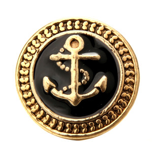 20MM metal Rose gold plated snap charms snaps jewelry