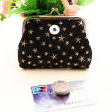 Snaps coin purse Storage bag fit 18mm snap button jewelry