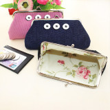 Snaps coin purse Storage bag Clutch bag fit 18mm snap button jewelry