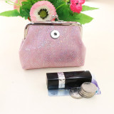 Snaps coin purse Storage bag fit 18mm snap button jewelry
