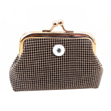 Snaps coin purse Storage bag fit 18mm snap button jewelry