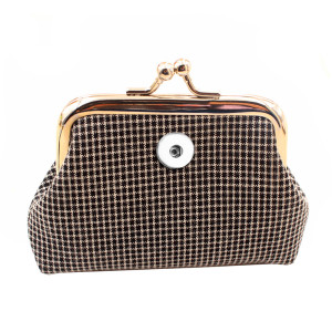 Snaps coin purse Storage bag fit 18mm snap button jewelry