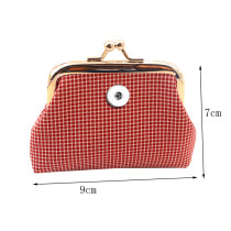 Snaps coin purse Storage bag fit 18mm snap button jewelry