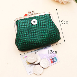 Snaps coin purse Storage bag fit 18mm snap button jewelry