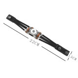 leather Snap bracelets fit 20mm snaps chunks 1 button