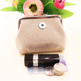 Snaps coin purse Storage bag fit 18mm snap button jewelry