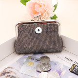 Snaps coin purse Storage bag fit 18mm snap button jewelry