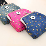 Snaps coin purse Storage bag fit 18mm snap button jewelry