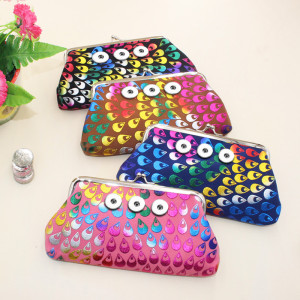 Snaps coin purse Storage bag Clutch bag fit 18mm snap button jewelry