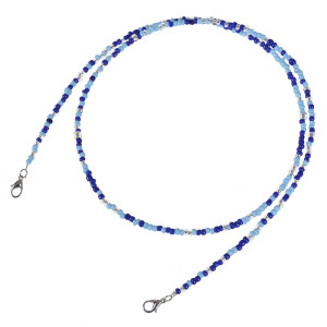 Rice bead glasses chain lanyard colorful beaded mask lanyard non-slip glasses rope halter
