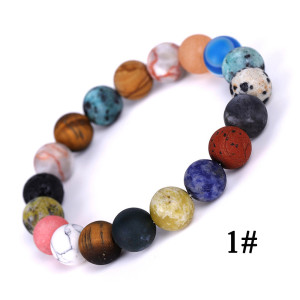 The solar system's eight stone planet bracelets universe galaxy exploration star bracelets
