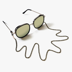 Mask chain metal chain hanging neck hanging chain lobster clasp glasses chain eye rope retro bead chain glasses rope