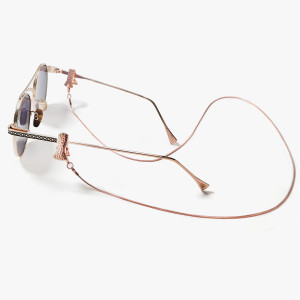 Protective mask lanyard, metal lanyard, glasses clip, cockle chain, snake chain, glasses lanyard, snake bone clip