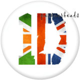 20MM  Famous music  Print   glass  snaps buttons