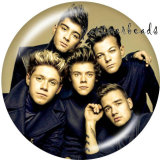 20MM  Famous music  Print   glass  snaps buttons