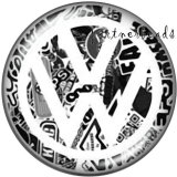 20MM  Car sign   Print   glass  snaps buttons