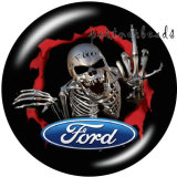 20MM  Car sign  Print   glass  snaps buttons