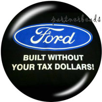 20MM  Car sign  Print   glass  snaps buttons