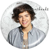 20MM  Famous music  Print   glass  snaps buttons