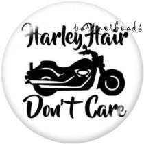 20MM  Car sign  Print   glass  snaps buttons