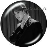 20MM  Famous music  Print   glass  snaps buttons