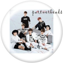20MM  Famous music  Print   glass  snaps buttons