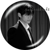 20MM  Famous music  Print   glass  snaps buttons