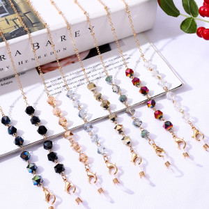 70CM Mask hanging chainGlasses hanging chainCrystal glasses chainMask chainCrystal chainGlasses lanyardMask rope