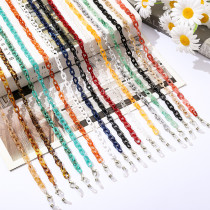 70CM Mask hanging chain glasses chain European and American necklace acrylic resin mask chain