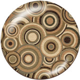 20MM  Pattern   Print   glass  snaps buttons