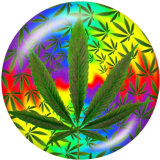 20MM  Pattern  color  Print   glass  snaps buttons
