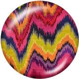 20MM  Pattern   Print   glass  snaps buttons