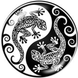 20MM  Butterfly  Horse   Print   glass  snaps buttons