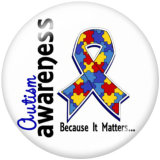 20MM   Ribbon   Print   glass  snaps buttons