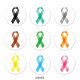 20MM   Ribbon   Print   glass  snaps buttons