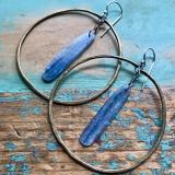 Vintage natural stone earrings